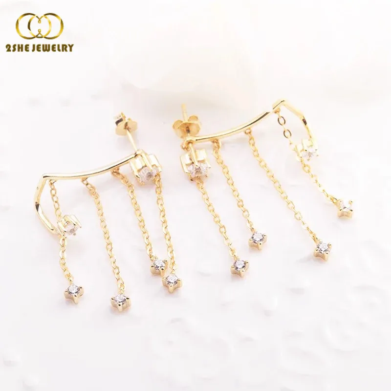 Gold Plate Trendy Earring Designs