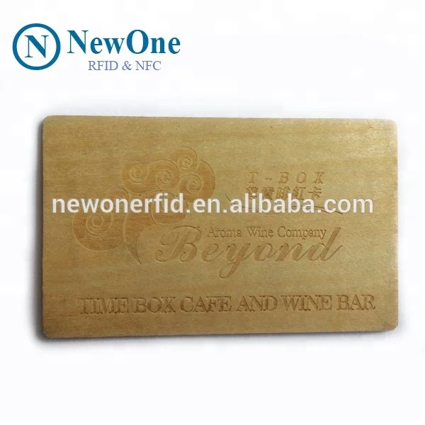 
RFID Smart card NFC Bamboo Wood Magnetic Stripe Business Card Rfid wood card 