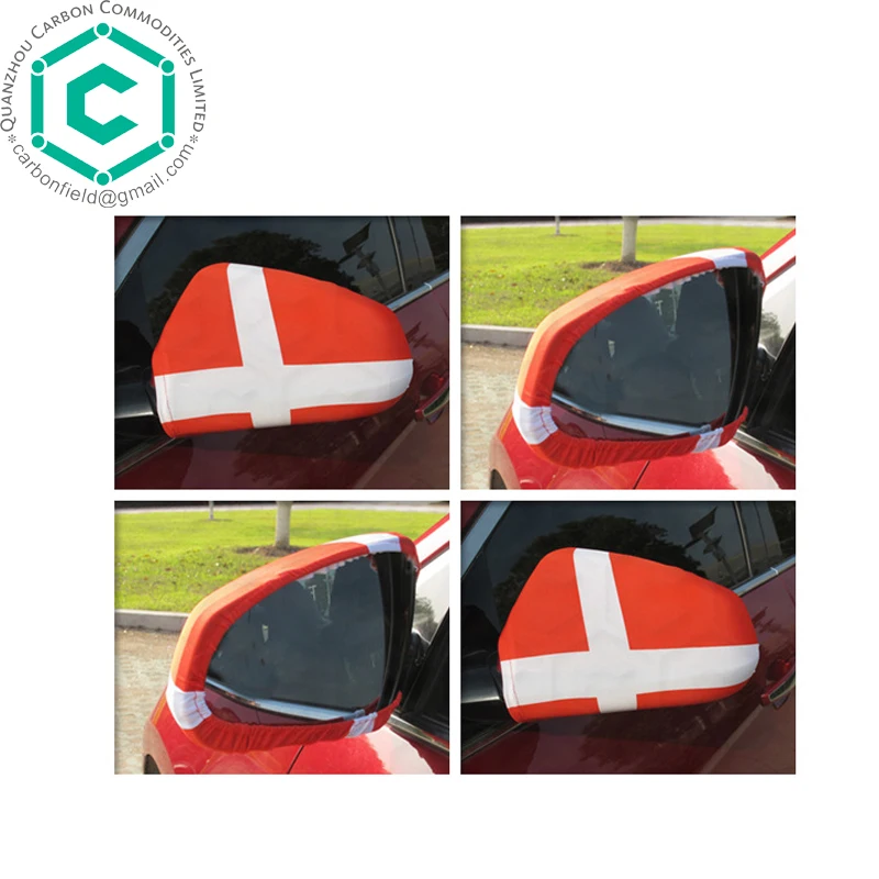 2014 brazil football cup car mirror flag