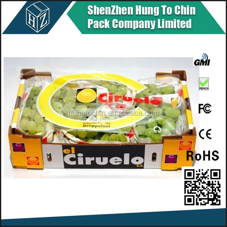 
shipping box custom fresh mushroom packing box 