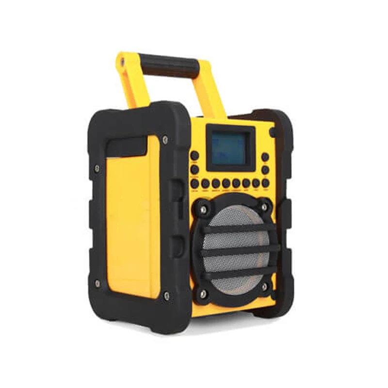 Peak Heavy Duty Site Outdoor  work dab tool radio dab jobsite with BT