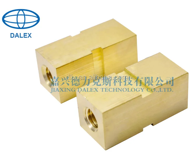 
automatic lathe processing parts/brass internal thread nuts/female thread brass parts 