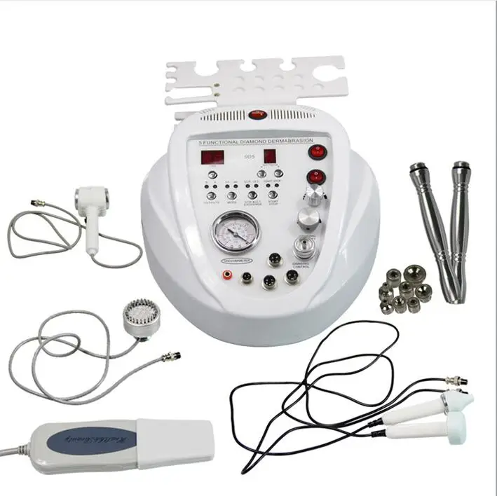 5 in 1 diamond micrdermabrasion dermabrasion peel  photon skin scrubber ultrasound facial beauty machine