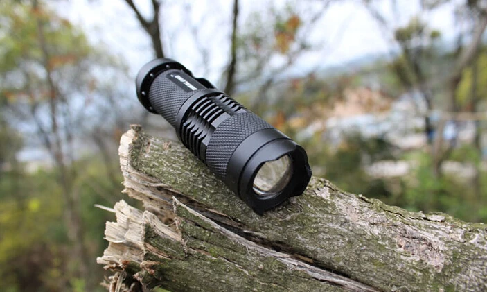 Wholesale LED outdoor strong light waterproof electric torch camping lights emergency mini flashlight