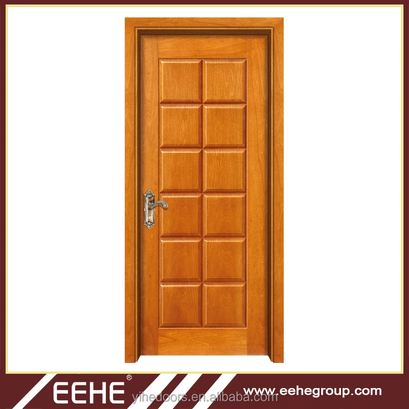 Villa High End Entrance Wood Design Door Wood Panel Partition Door