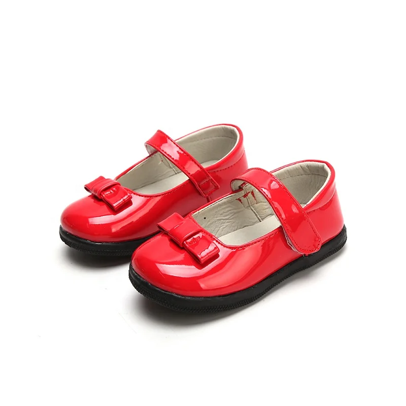 2019New cute bow-knot fashion kids dress shoes for girls