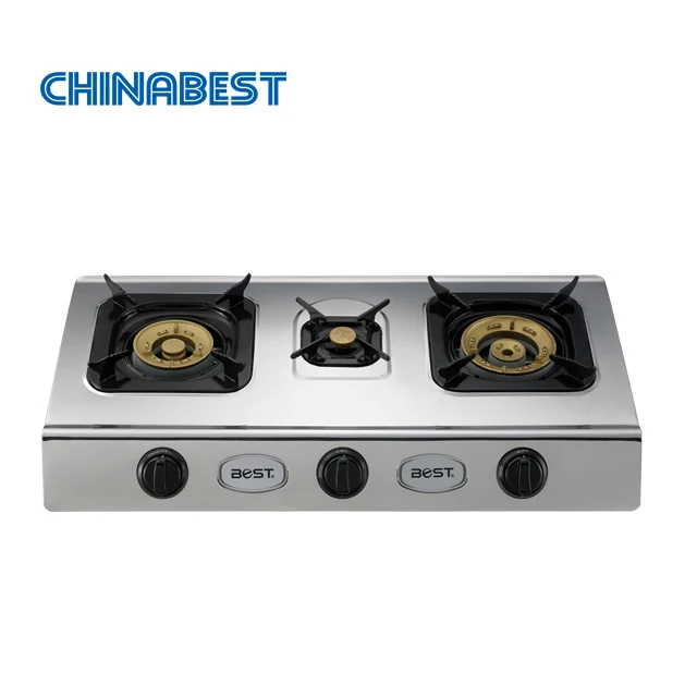 Chinabest хорошее качество high end настольная газовая плита предварительно окрашенная оцинкованная сталь) с низкой ценой