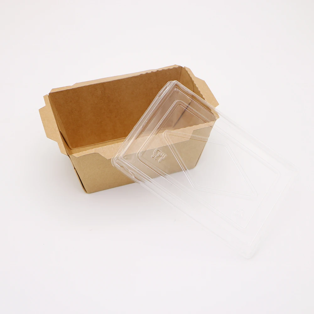 Disposable Food Container Food Storage Kraft Paper Lunch Box takeout food box