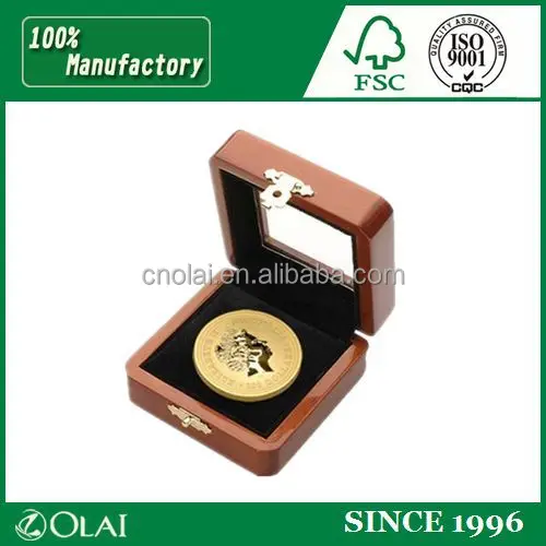 new wooden coin storage box coin display wooden box