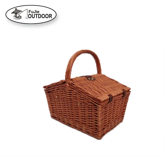 New Design Large  Nature willow wicker storage picnic baskets With Handles
