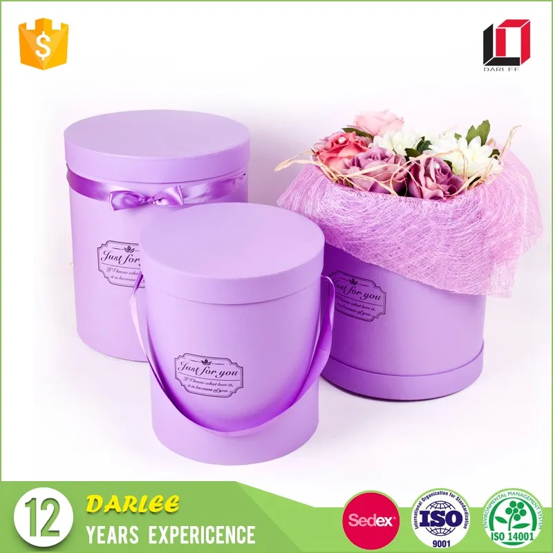 China manufacturing wholesale luxury decoration rose flower box for gift