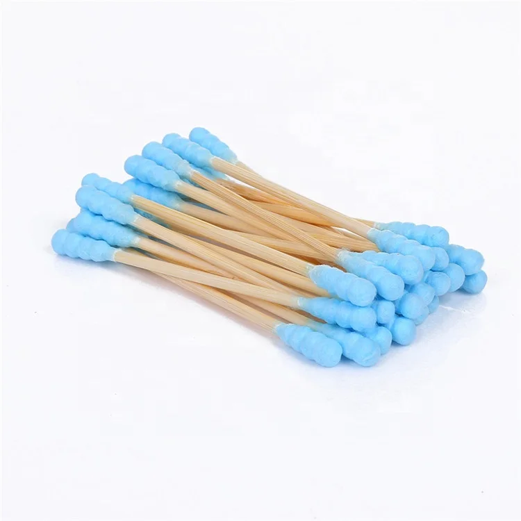 2019 Reliable Sealing Disposable Soft Touch Multicolor Cotton Wooden Tips Cotton Swabs