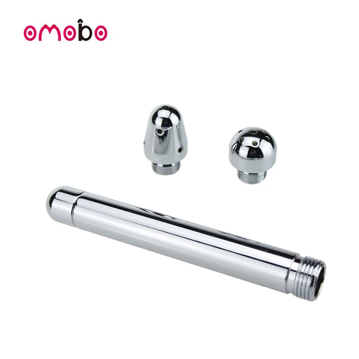 Hot Selling 3 Heads Aluminum Enema Shower Vaginal Anal Cleaner Douche