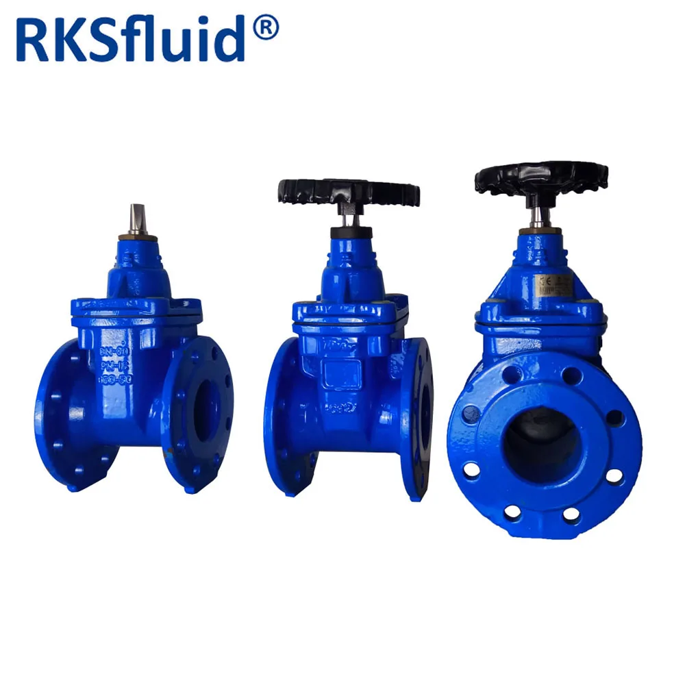 High Quality PN16 DN80 EPDM Soft Seat Ductile Cast Iron Resilient Seated Flange Gate Valve