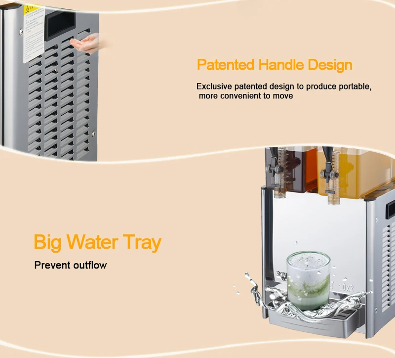 Cooler Juicer dispenser machine Commercial