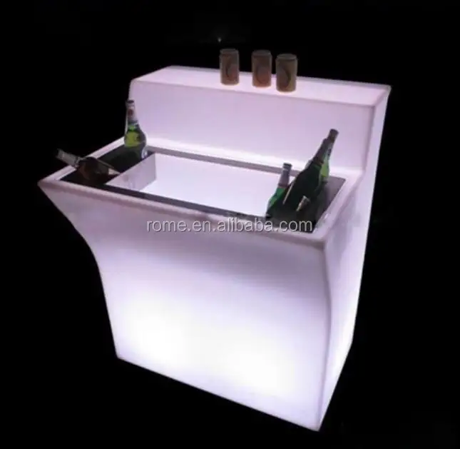 led Light furniture Straight mouth bar Modern Home Bar Counter Design/Beer Coolers For Home Bars