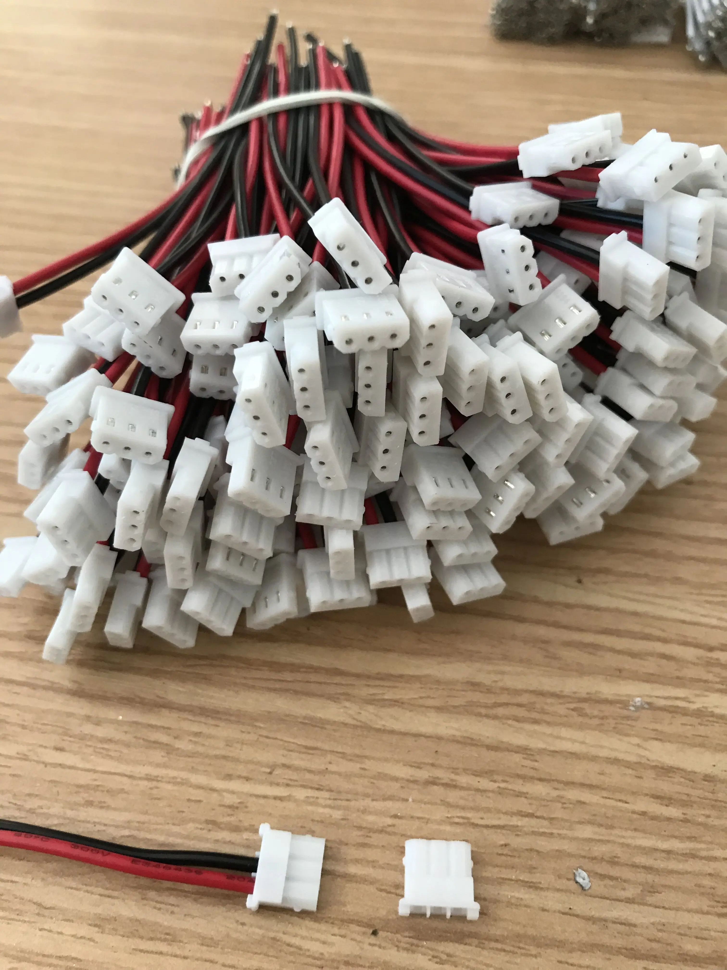 Custom molex 5264 connector 3 /4pin power cable assembly