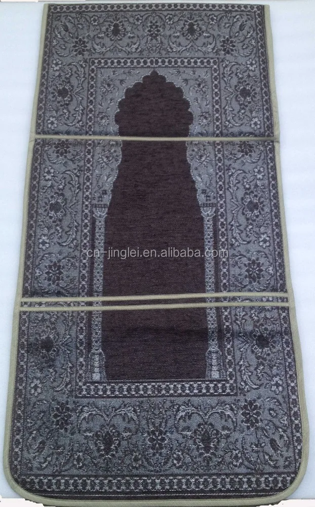 
prayer mat muslim with backrest & pocket 