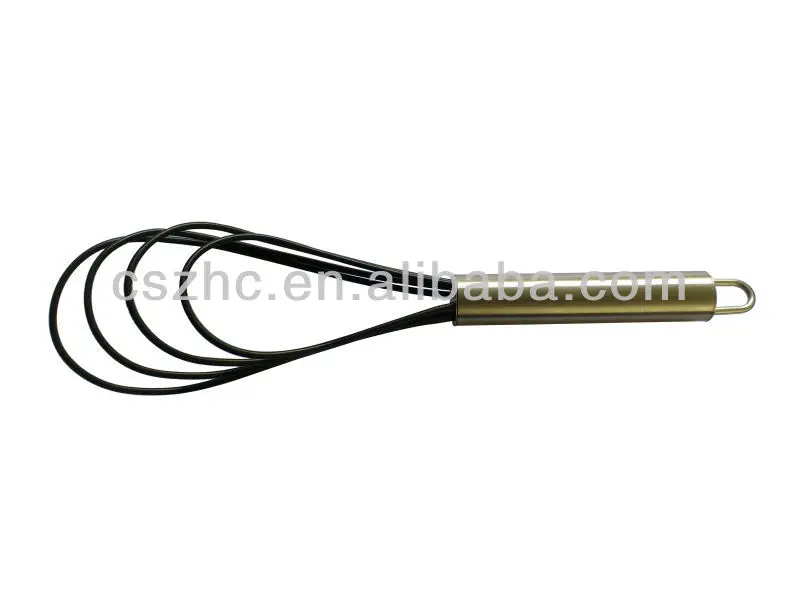 Stainless Steel Handle Silicone Egg Whisk design and custom
