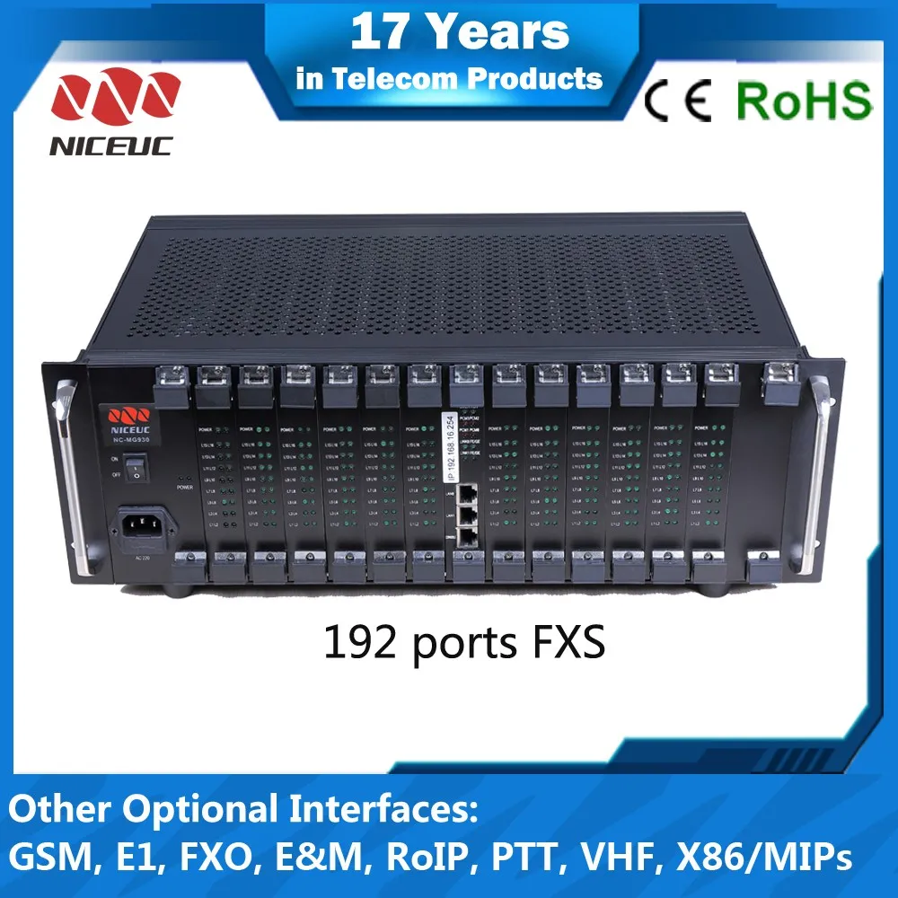 Niceuc Enterprise FXS Gateway MG930 supports IP PBX System