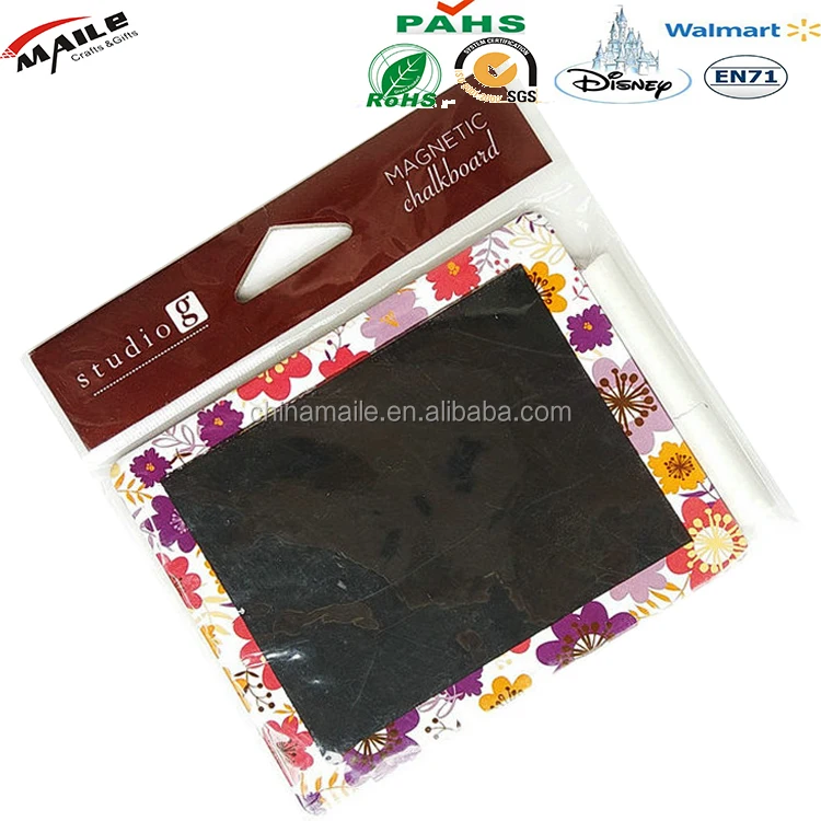 Magnetic blackboard eraser with chalk