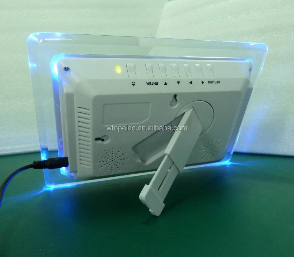 Video Playback Function and Acrylic Frame Material usb digital photo viewer