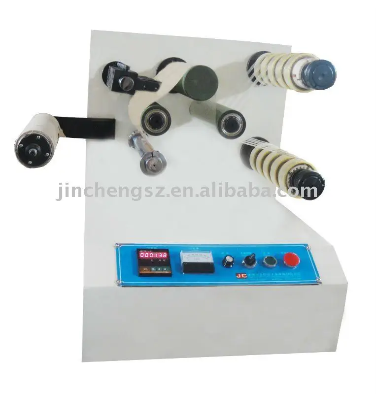 Мини-машина для продольной перемотки клейкой ленты и упаковочной ленты