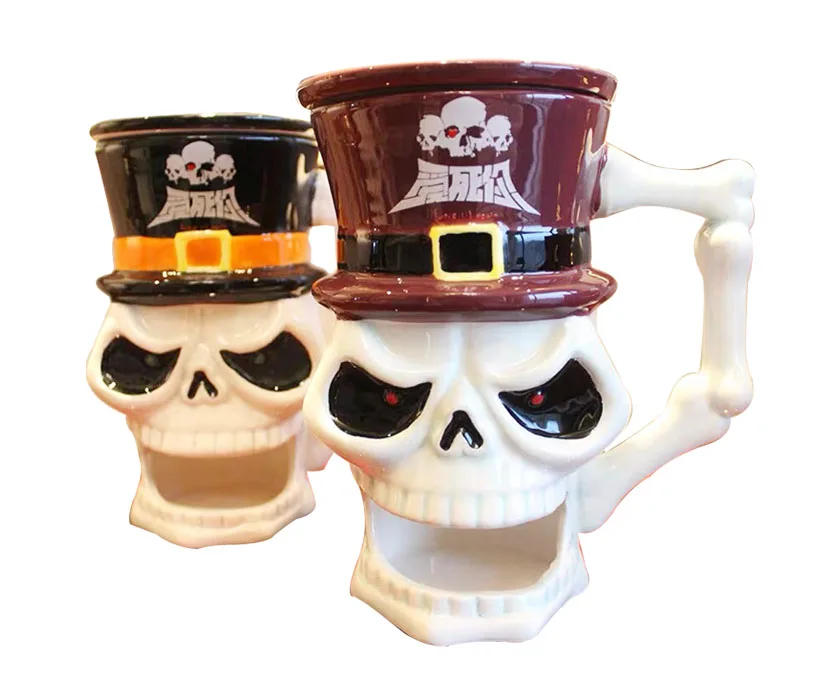 Coffee cup Galle Pirates Death Wish Skull Mugs