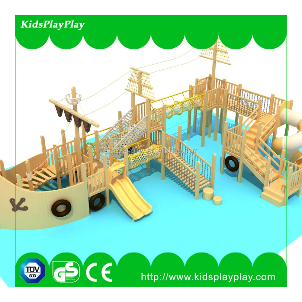 Outdoor Playground Type and Wooden Playground Material kids play house