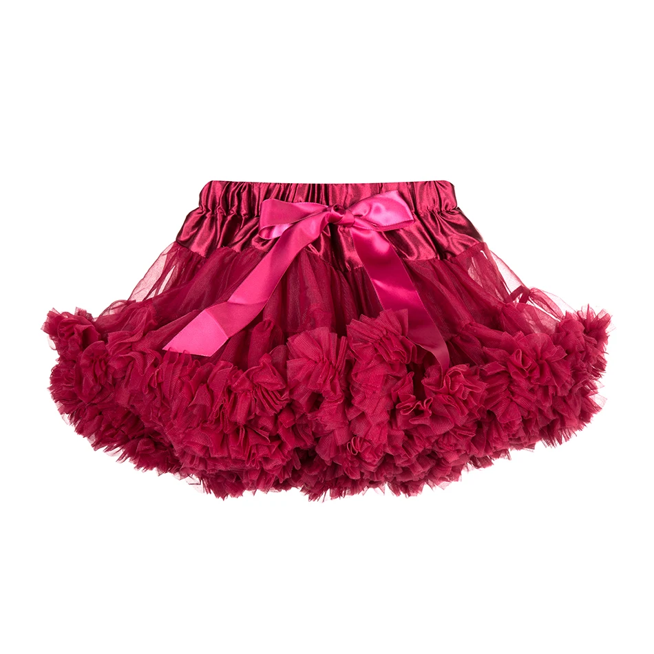 
Fashion summer fluffy rainbow colorful lace baby girl tutu skirt 