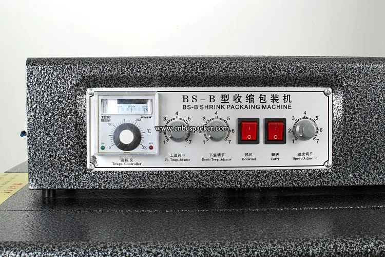 BS-B400 Горячей Небольшой Термоусадочную Тоннеля Упаковочной Машины С Цепи
