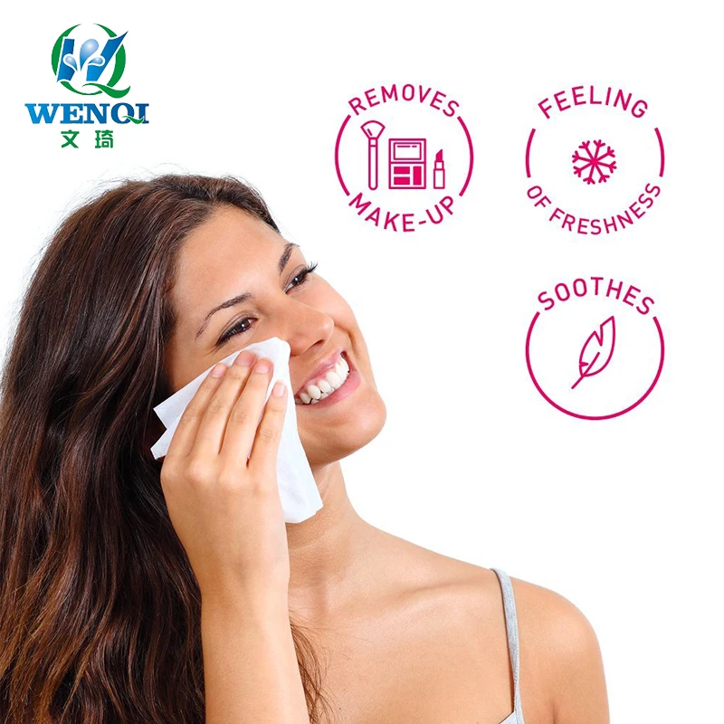 
Environmental protection Biodegradable Organic Anti-aging Dry Skin Hydrating Facial wipes 