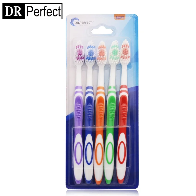 High quality home use print logo toothbrush with customize package