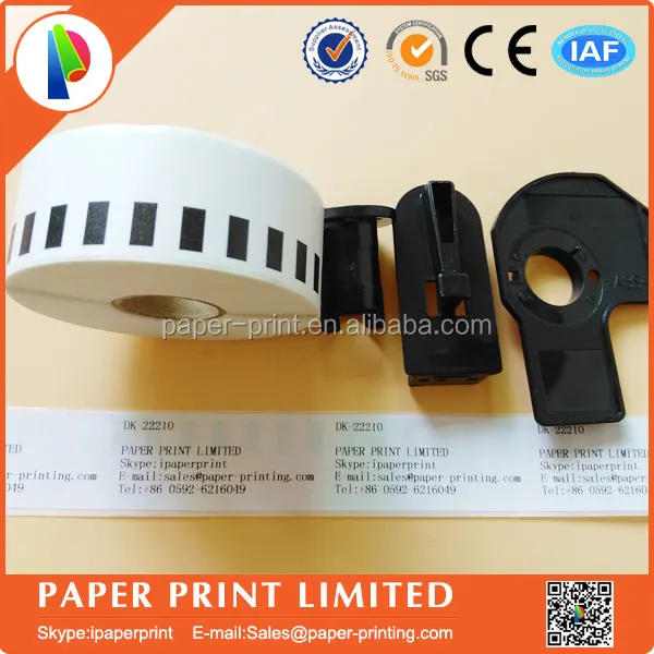 Compatible dk rolls dk2210 dk22210 continuous length labels for ql-720nw