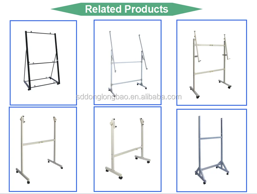 Алюминиевый стенд Оптовая продажа белая доска доска детей доска металла стенд алюминиевый мольберт для классе школы поставщиком