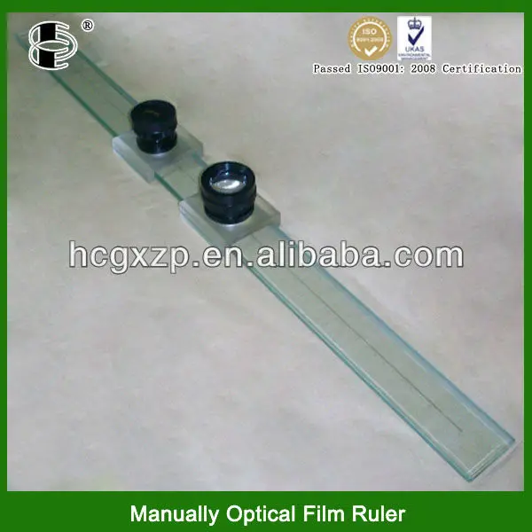 2022 Hot Selling Optics HCL04-350 High Accuracy  Optical Scale Optical Film Ruler  with 10x Mgnification
