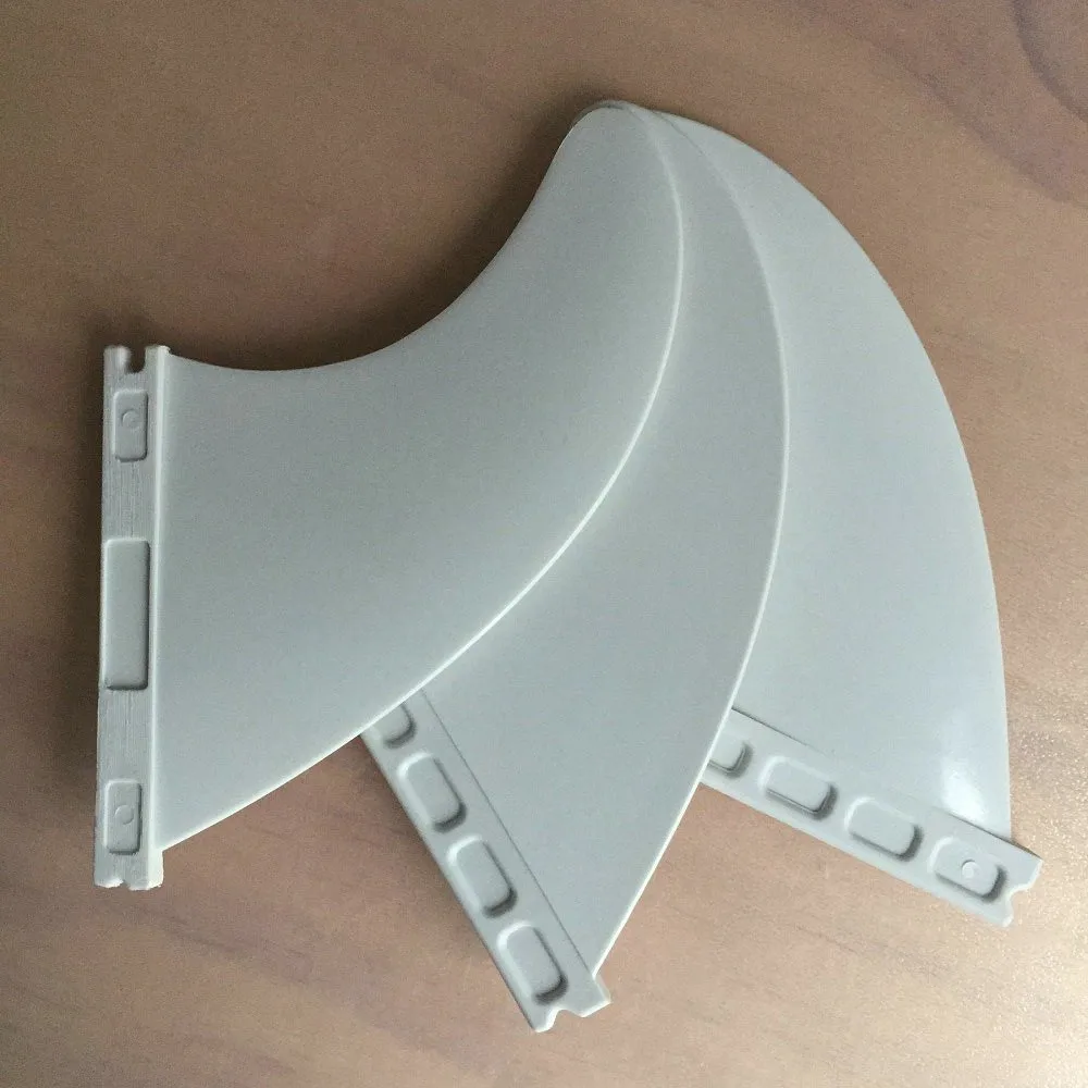 FS Dual Tab Surfboard Fins Single Tab Plastic Surf Fin Click Tab Nylon Fins for Surfing