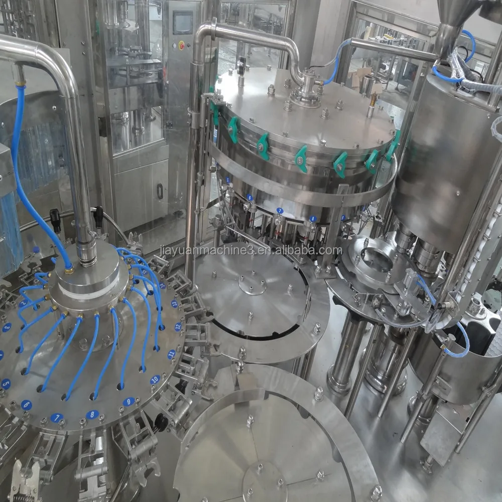 stainless steel carbonated pepsi machines filling capping Jiayuan manufacturer