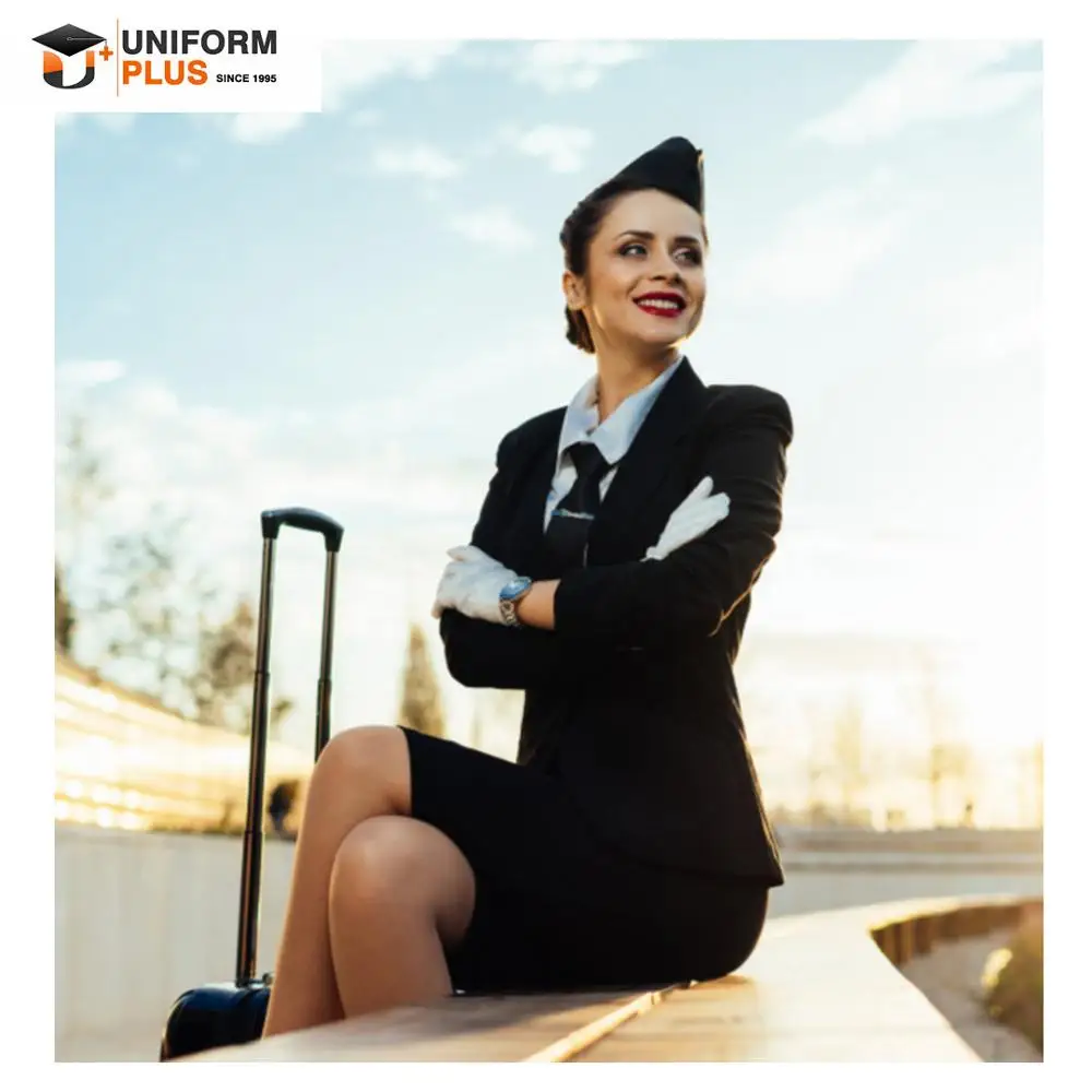 
fashion airline stewardess uniform 