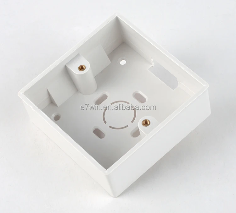 
86 Wall pad Cassette Universal White Wall Mounting Box for Wall Switch and and socket stair step light lamp mounting box 