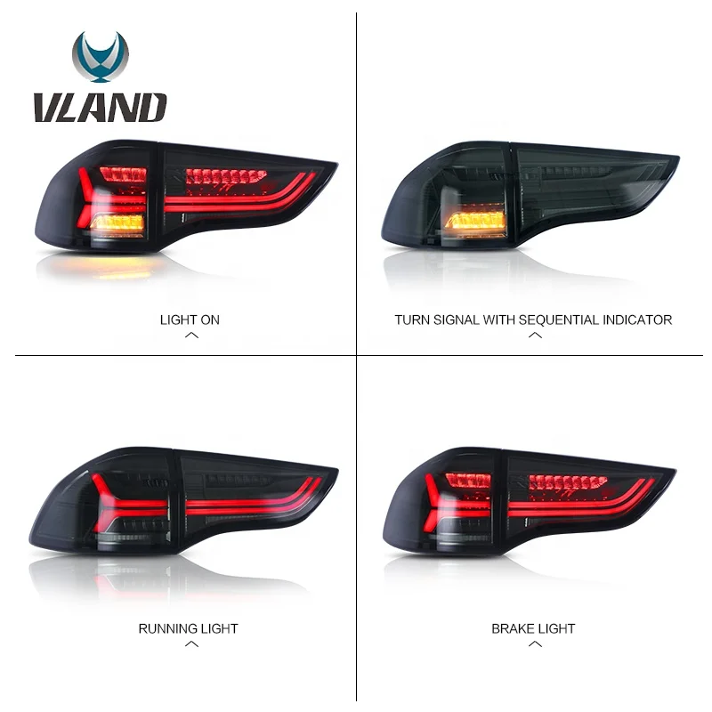 Pajero Sport Tail Lamp Montero Rear Light 2011-2018 LED Pajero Tail Light