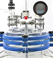 Hot sell 50L explosion-proof jacketed chemical glass reactor for laboratory