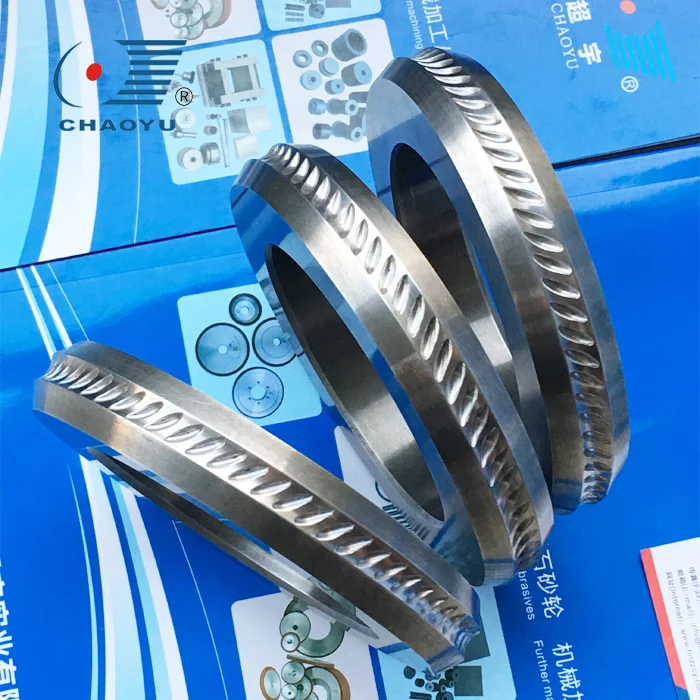YG15 Grade 125*85*20mm tungsten carbide roller for wire drawing and ribbing rolling mill