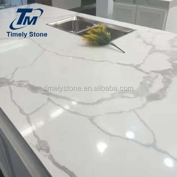
White Color Big Size Artificial Quartz Stone Slab Price 