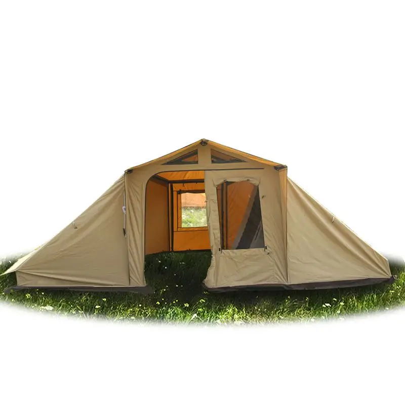 Heavy Duty Safari Cotton Bell Tent Four Season Waterproof Tent For Camping