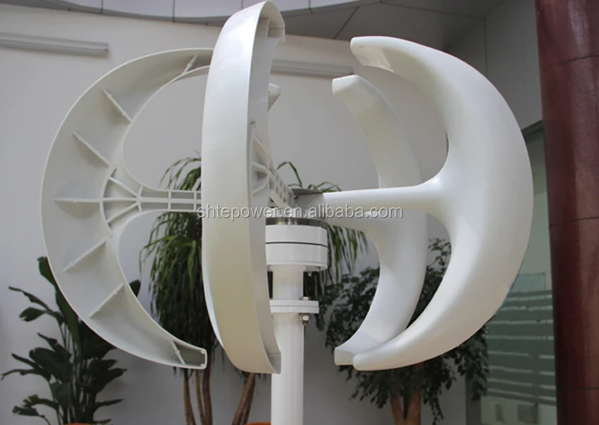 300W 12v 24V Small 3 Phase AC Permanent Magnet Vertical Wind Turbine Generator