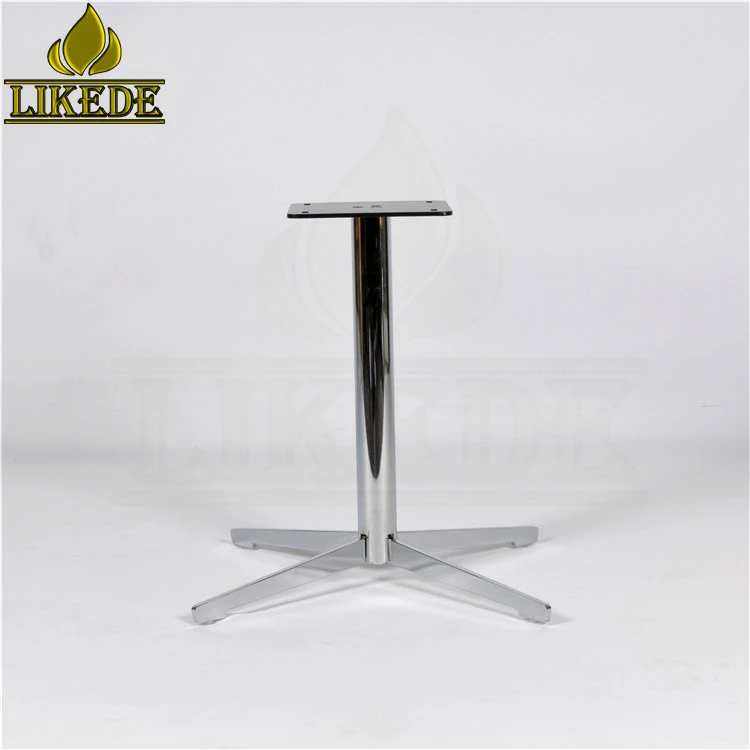 Chrome iron table base pneumatic table legs metal table legs manufacture