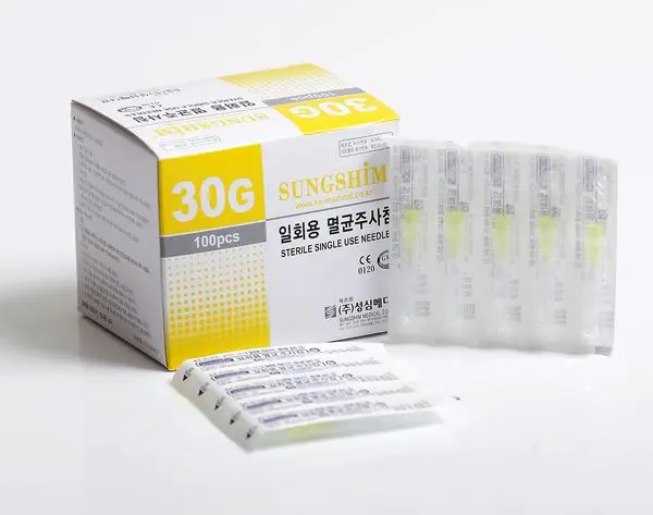 
30G 4mm sharp needle for meso use 