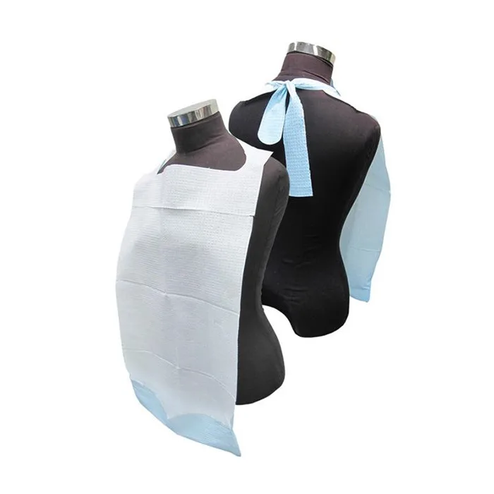 PE Back Film Paper Hospital Disposable Apron