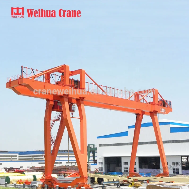 Weihua 16t 32t double beam girder gantry crane a5 a7 working duty for paper mill